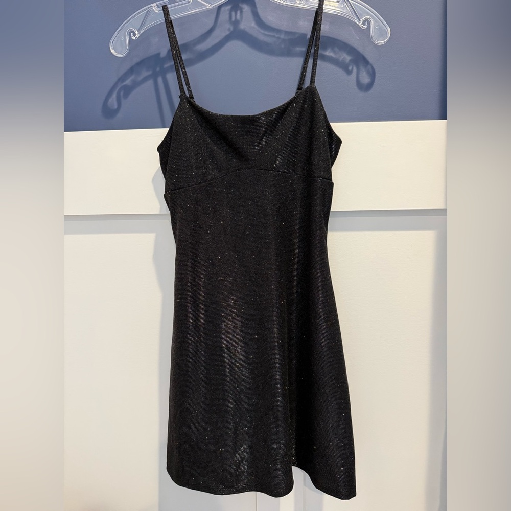 Altar’s State Sparkly Black mini dress Size XXS Like New!